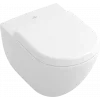 Villeroy & Boch Subway Унитаз с горизонтальным смывом (с полкой), настенный, Альпийский белый 66031001