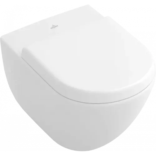 Villeroy & Boch Subway Унитаз с горизонтальным смывом (с полкой), настенный, Альпийский белый 66031001