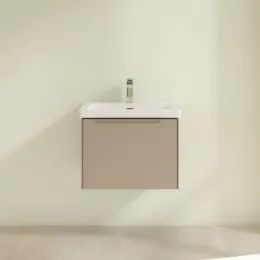 Villeroy & Boch Subway 3.0 Тумба под раковину, с подсветкой, 1 выдвижной ящик, 572 x 429 x 478 mm, Taupe C577L2VM
