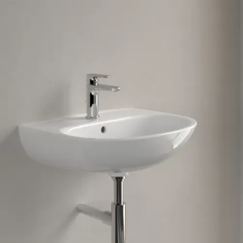 Villeroy & Boch O.novo Pаковина, 550 x 440 x 180 mm, Альпийский белый, с переливом 4A405501