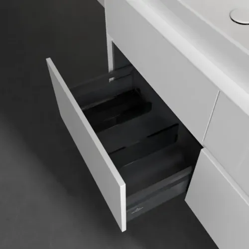 Villeroy & Boch Collaro Тумба под раковину, с подсветкой, 4 выдвижных ящика, 1200 x 548 x 500 mm, Glossy White / Glossy White C082B0DH