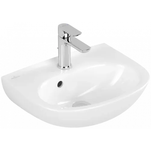 Villeroy & Boch O.novo Раковина компактная, 450 x 360 x 160 mm, Альпийский белый, с переливом 43404501