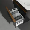 Villeroy & Boch Venticello Тумба под раковину, 2 выдвижных ящика, 603 x 590 x 502 mm, Black Matt Lacquer / Black Matt Lacquer A92405PD