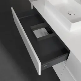 Villeroy & Boch Collaro Тумба под раковину, с подсветкой, 4 выдвижных ящика, 1600 x 548 x 500 mm, Glossy White / Glossy White C078B0DH