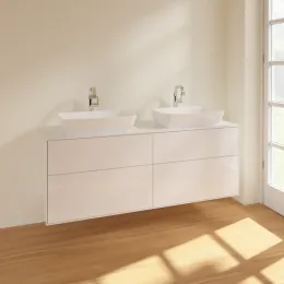 Villeroy & Boch Finion Тумба под раковину, 4 выдвижных ящика, 1600 x 603 x 501 mm, Glossy White Lacquer F84100GF