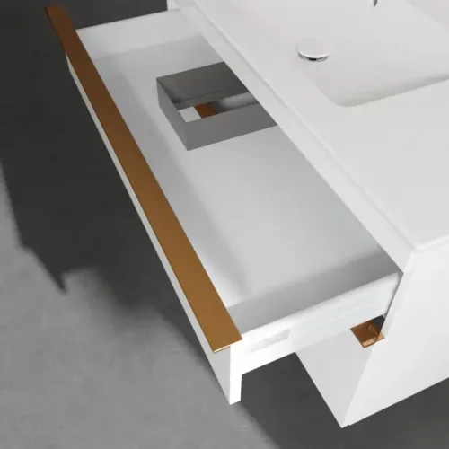 Villeroy & Boch Venticello Тумба под раковину, 2 выдвижных ящика, 953 x 590 x 502 mm, Glossy White / Glossy White A92705DH