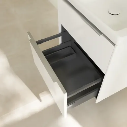 Villeroy & Boch Subway 3.0 Тумба под раковину, 2 выдвижных ящика, 572 x 576 x 478 mm, Brilliant White C57800VE