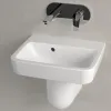 Villeroy & Boch O.novo Раковина компактная, 450 x 370 x 160 mm, Альпийский белый, с переливом 43444701