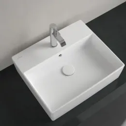 Villeroy & Boch Memento 2.0 Раковина для установки на столешницу, 498 x 420 x 139 mm, Альпийский белый, с переливом 4A075001