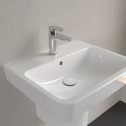Villeroy & Boch O.novo Pаковина, 550 x 460 x 175 mm, Альпийский белый, с переливом 4A415501