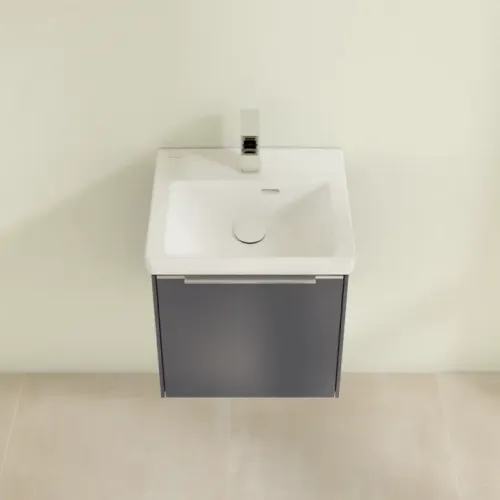 Villeroy & Boch Subway 3.0 Тумба под раковину, 1 дверь, 423 x 429 x 378 mm, Marine Blue C58200VQ