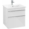 Villeroy & Boch Venticello Тумба под раковину, 2 выдвижных ящика, 553 x 590 x 502 mm, Glossy White / Glossy White A92301DH