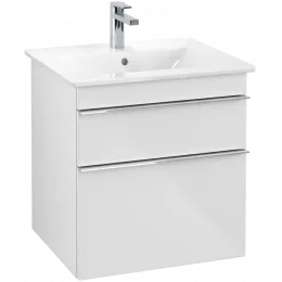 Villeroy & Boch Venticello Тумба под раковину, 2 выдвижных ящика, 553 x 590 x 502 mm, Glossy White / Glossy White A92301DH