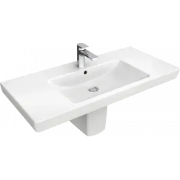 Villeroy & Boch Subway 2.0 Pаковина для установки на тумбу, 1000 x 480 x 180 mm, Альпийский белый, с переливом 7175A001