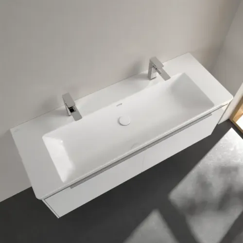 Villeroy & Boch Subway 3.0 Pаковина для установки на тумбу, 1300 x 475 x 170 mm, Альпийский белый, с переливом 4A70D401