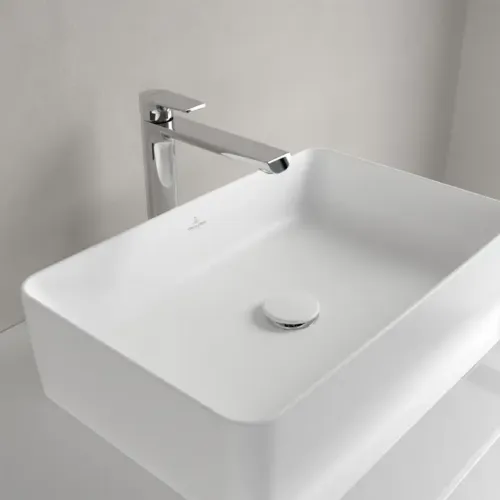 Villeroy & Boch Collaro Раковина для установки на столешницу, 560 x 360 x 145 mm, Stone White CeramicPlus, без перелива 4A2056RW