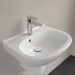 Villeroy & Boch O.novo Раковина компактная, 500 x 400 x 180 mm, Альпийский белый, с переливом 53605001