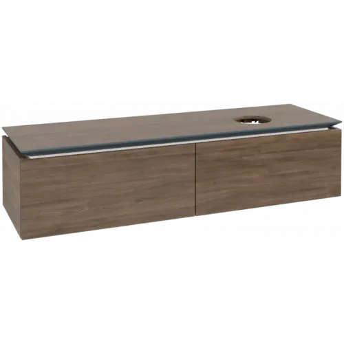 Villeroy & Boch Legato Тумба под раковину, 2 выдвижных ящика, 1600 x 380 x 500 mm, Arizona Oak / Arizona Oak B59700VH