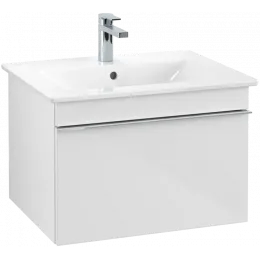 Villeroy & Boch Venticello Тумба под раковину, 1 выдвижной ящик, 603 x 420 x 502 mm, Glossy White / Glossy White A93301DH