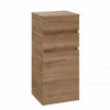 Villeroy & Boch Legato Шкаф Боковой, 1 дверь, 2 выдвижных ящика, 400 x 870 x 350 mm, Oak Kansas / Oak Kansas B72800RH