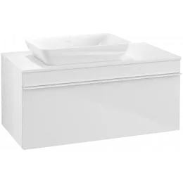 Villeroy & Boch Venticello Тумба под раковину, 1 выдвижной ящик, 957 x 436 x 502 mm, Glossy White / Glossy White A94702DH