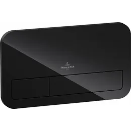 Villeroy & Boch ViConnect Системы ИНСТАЛЛЯЦИИ Kлавиша смыва viconnect 200G LED, с подсветкой, Смыв с 2 объемами, Glass Glossy Black 921843RB