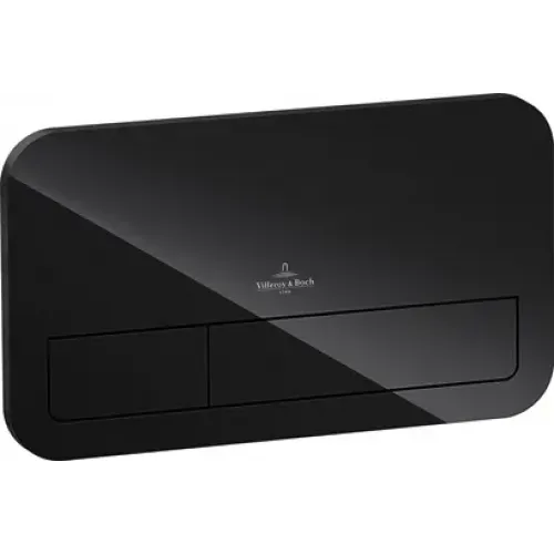 Villeroy & Boch ViConnect Системы ИНСТАЛЛЯЦИИ Kлавиша смыва viconnect 200G LED, с подсветкой, Смыв с 2 объемами, Glass Glossy Black 921843RB