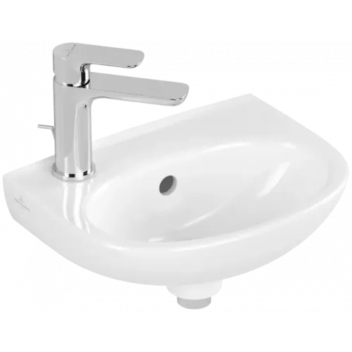 Villeroy & Boch O.novo Раковина компактная, 360 x 275 x 145 mm, Альпийский белый, с переливом 43403L01