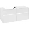 Villeroy & Boch Collaro Тумба под раковину, с подсветкой, 4 выдвижных ящика, 1200 x 548 x 500 mm, Glossy White / Glossy White C082B0DH