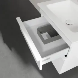 Villeroy & Boch Venticello Тумба под раковину, 2 выдвижных ящика, 553 x 590 x 502 mm, Glossy White / Glossy White A92302DH