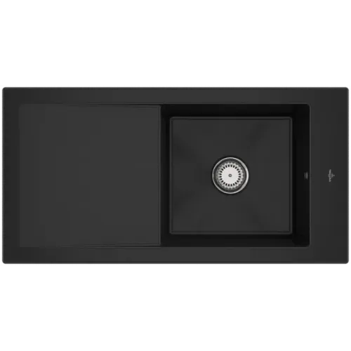 Villeroy & Boch Timeline 60 Мойка, включая Комплект слива с ручным управлением, выкл Керамика, 1000 x 510 mm, Chromit CeramicPlus 679001J0