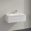 Villeroy & Boch Antao Тумба под раковину, 1 выдвижной ящик, 788 x 256 x 496 mm, лицевая поверхность без текстурированной отделки, Glossy White Lacquer K01000GF