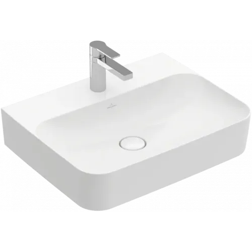 Villeroy & Boch Finion Pаковина, 600 x 470 x 164 mm, Альпийский белый CeramicPlus, со скрытым переливом 416864R1