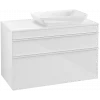 Villeroy & Boch Venticello Тумба под раковину, 2 выдвижных ящика, 957 x 606 x 502 mm, Glossy White / Glossy White A94302DH