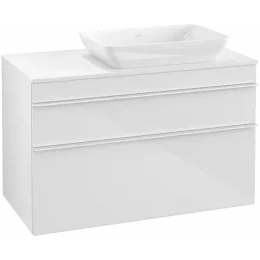 Villeroy & Boch Venticello Тумба под раковину, 2 выдвижных ящика, 957 x 606 x 502 mm, Glossy White / Glossy White A94302DH