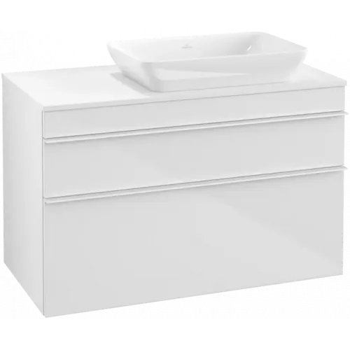 Villeroy & Boch Venticello Тумба под раковину, 2 выдвижных ящика, 957 x 606 x 502 mm, Glossy White / Glossy White A94302DH