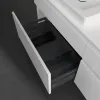 Villeroy & Boch Legato Тумба под раковину, с подсветкой, 4 выдвижных ящика, 1600 x 550 x 500 mm, Glossy White / Glossy White B689L0DH