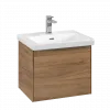 Villeroy & Boch Subway 3.0 Тумба под раковину, с подсветкой, 1 выдвижной ящик, 523 x 429 x 448 mm, Oak Kansas C579L0RH