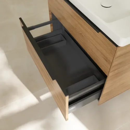 Villeroy & Boch Subway 3.0 Тумба под раковину, 2 выдвижных ящика, 772 x 576 x 478 mm, Oak Kansas C57401RH