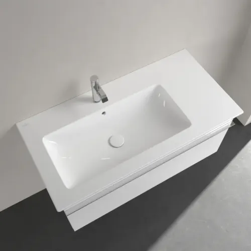 Villeroy & Boch Venticello Pаковина для установки на тумбу, 1000 x 500 x 170 mm, Альпийский белый, с переливом 4134L101