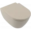 Villeroy & Boch Subway 2.0 Унитаз с открытым смывным краем, настенный, Almond CeramicPlus 5614R0AM