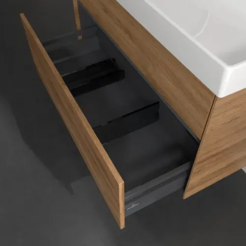 Villeroy & Boch Collaro Тумба под раковину, 2 выдвижных ящика, 954 x 546 x 444 mm, Oak Kansas C01100RH