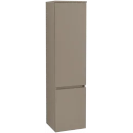 Villeroy & Boch Legato Шкаф-пенал, 2 двери, 400 x 1550 x 350 mm, Truffle Grey / Truffle Grey B73000VG
