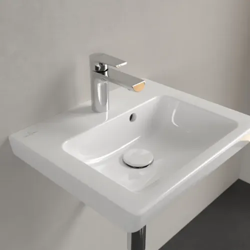 Villeroy & Boch Subway 2.0 Раковина компактная, 450 x 370 x 155 mm, Альпийский белый, с переливом 73154501