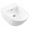 Villeroy & Boch Subway 3.0 Биде, настенный, 375 x 560 mm, Stone White CeramicPlus 447000RW