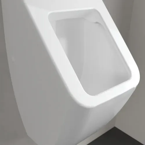 Villeroy & Boch Venticello Писсуар, с отверстиями для крепежа крышки, Скрытый подвод воды, 285 x 320 mm, Альпийский белый 5504R101