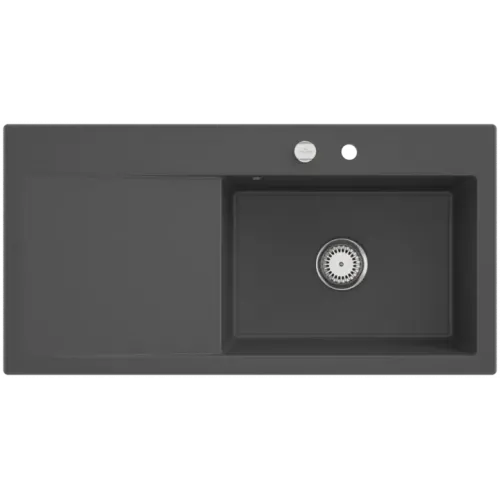 Villeroy & Boch Subway Style 60 Мойка, включая Комплект слива с эксцентриком, выкл Керамика, 1000 x 510 mm, Graphite CeramicPlus 336102i4