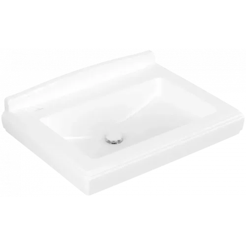 Villeroy & Boch Hommage Pаковина, 750 x 580 x 200 mm, Альпийский белый CeramicPlus, с переливом 7101A1R1