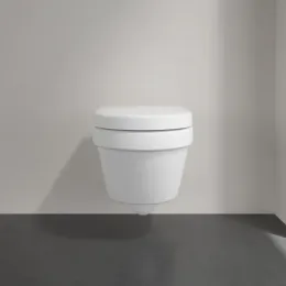 Villeroy & Boch Architectura Сиденье с крышкой для унитаза с короткой базой, с функцией автоматического опускания (SoftClosing), со снимаемым сиденьем (QuickRelease), Альпийский белый 9M66S201