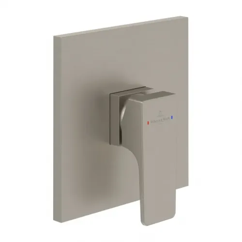 Смеситель Villeroy & Boch Architectura Square TVS12500200064 для душа, никель сатинированный TVS12500200064